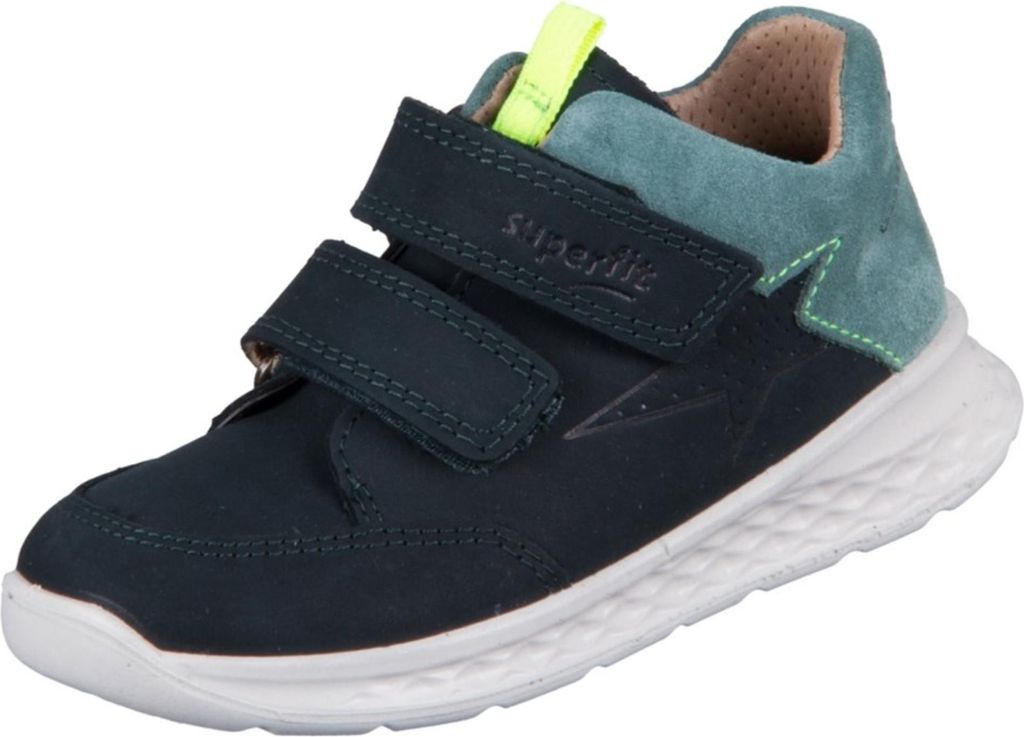 Superfit Kinder-Lauflernschuh BREEZE Grün-Weiß-Mehrfarbig, Farbe:grün, EU Größe:22