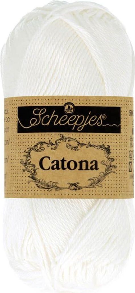 Scheepjes Catona 25g (106) - Snow White Produktbild 