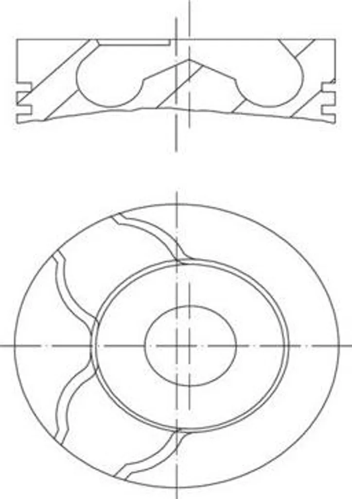 Piston 89,00 mm STD Mercedes Sprinter 2.9 - Résistance Thermique