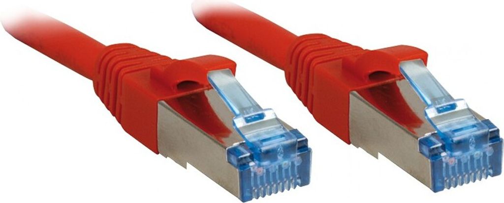 LINDY Patchkabel Cat6A S/FTP PIMF LSOH rot 1.00m