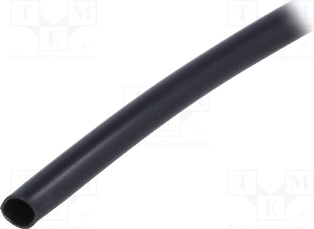 10x Elektroisolierender Schlauch -20÷125°C schwarz L: 10m PVC125-4-BK-10 Elektro-