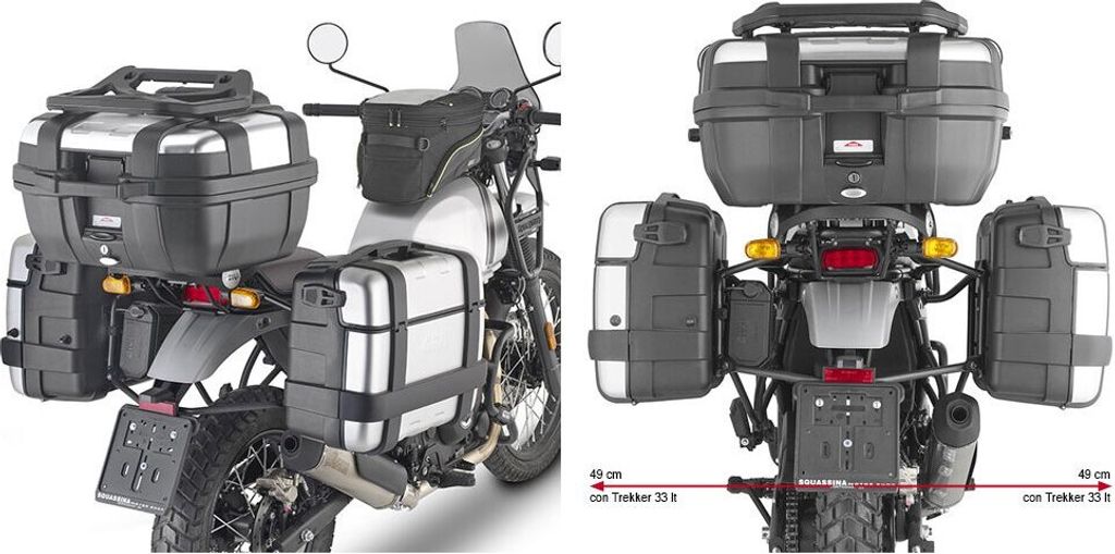 Givi Royal Enfield Meteor R350 21 Montage Seitenkoffer One Size