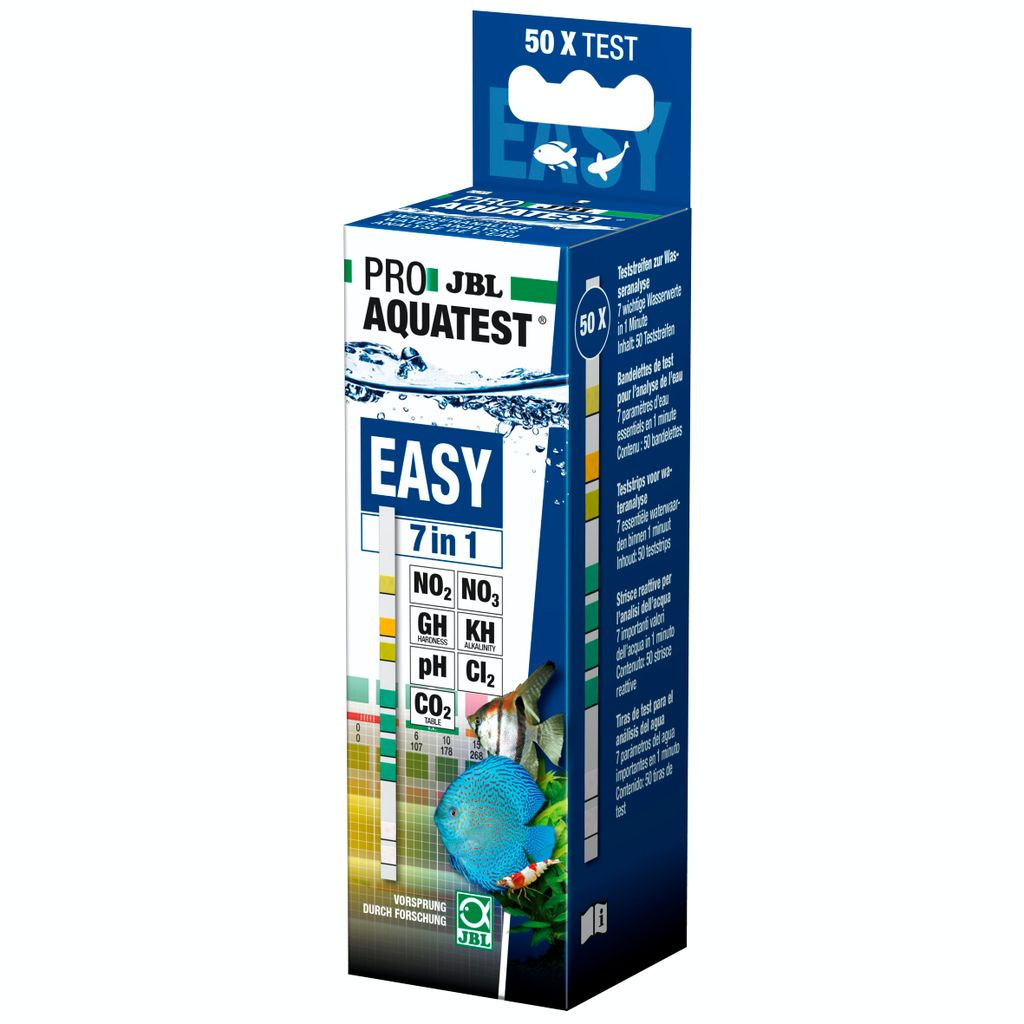 JBL ProAquaTest Easy 7in1, Wasserteststreifen, Kohlendioxid Produktbild 