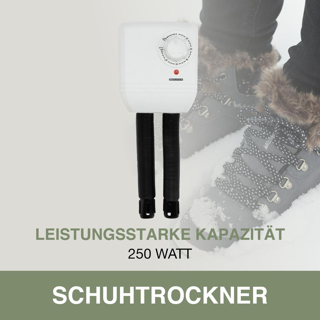 Schuhwärmer 350W Melissa Schuhtrockner Elektrisch - Für 2 Paar