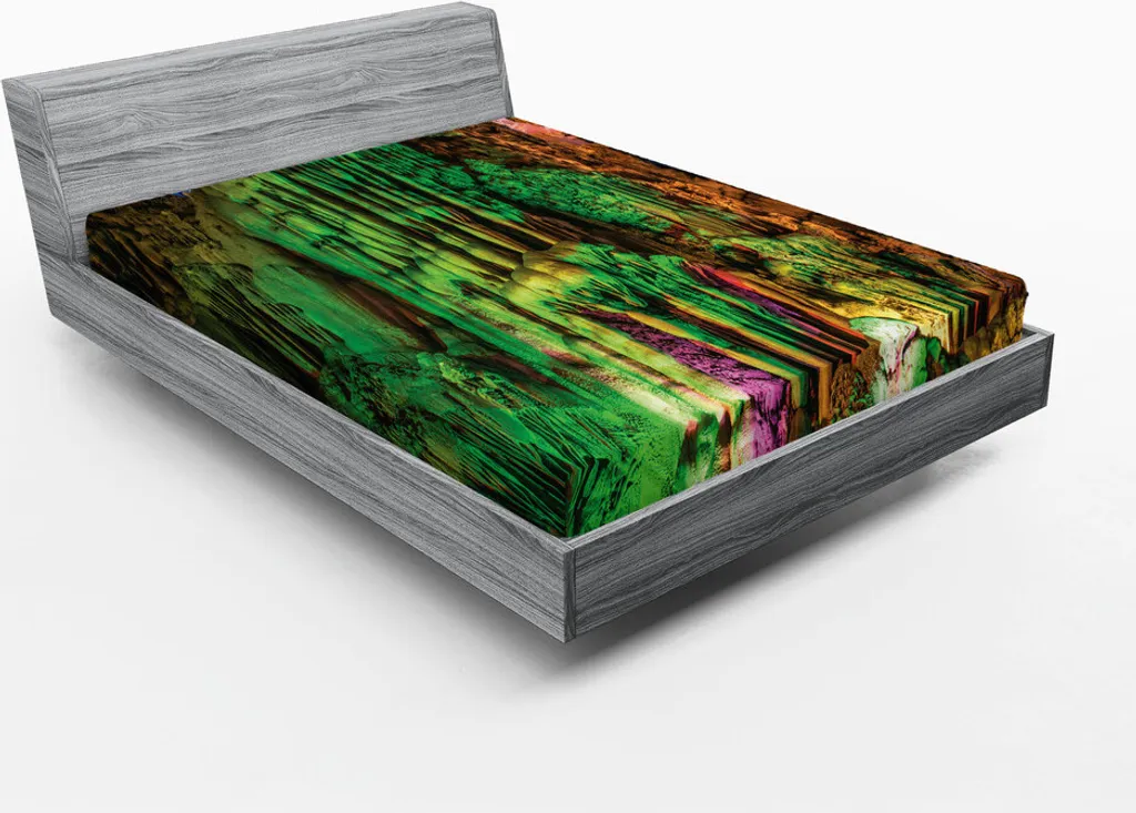 Lenzuolo Natura ABAKUHAUS 180x200 - Formazioni Rocciose Arcobaleno