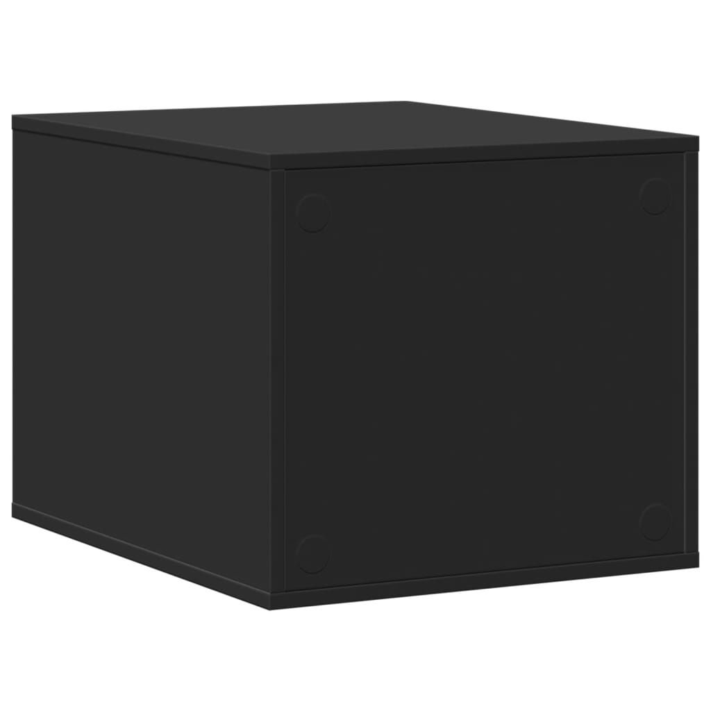 vidaXL Katzenklo Schwarz 47x59x42 cm Holzwerkstoff