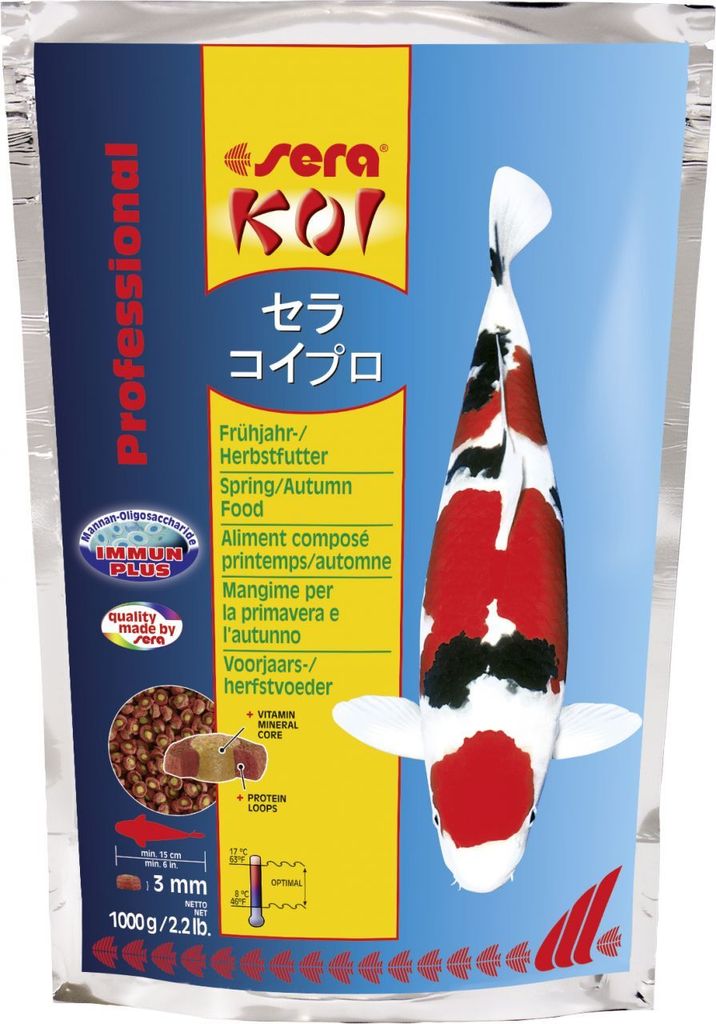 Sera Koi Professional Frühjahr-/Herbstfutter 1000g Produktbild 