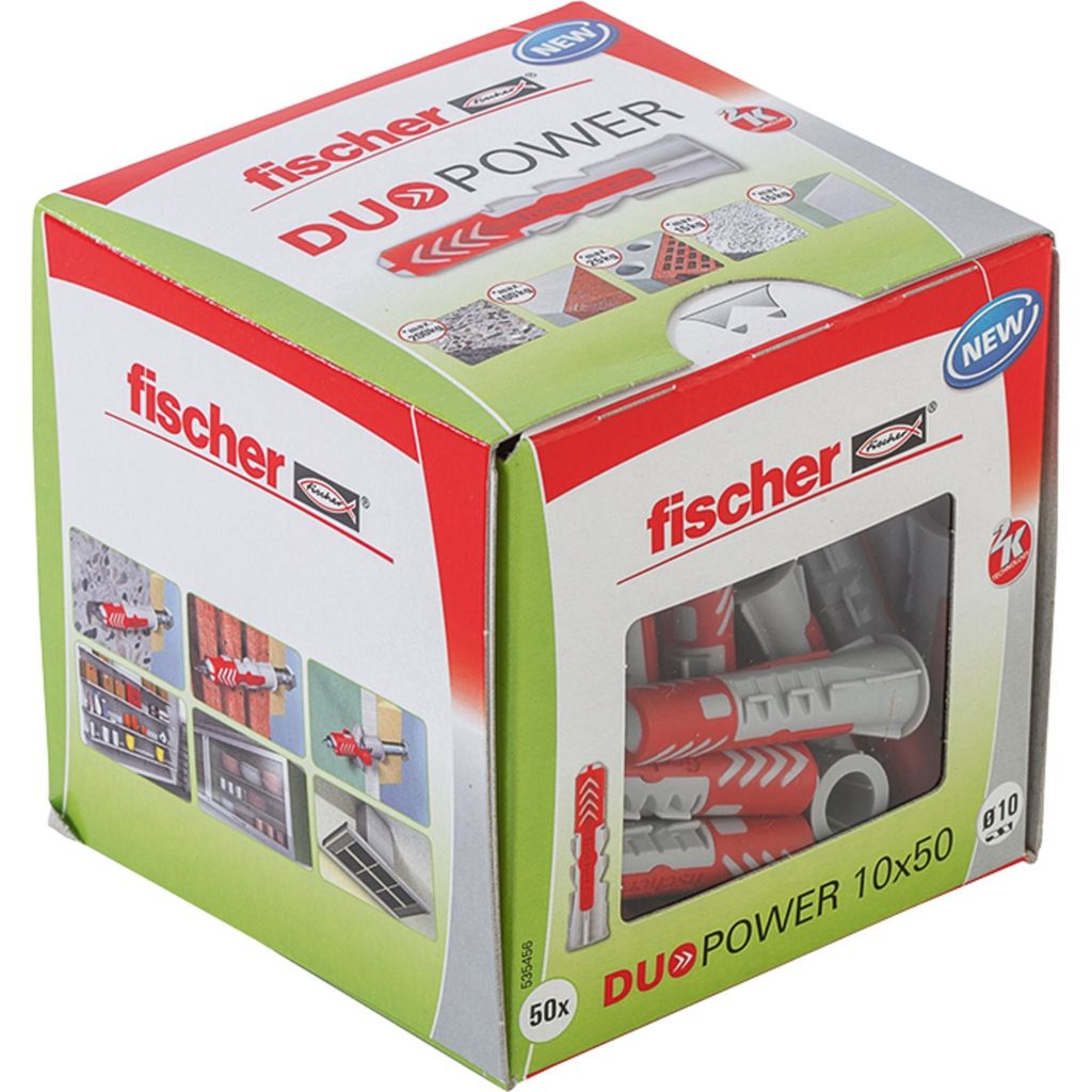 fischer Duopower 10 x 50, balenie po 50 ks. Obrázok produktu 