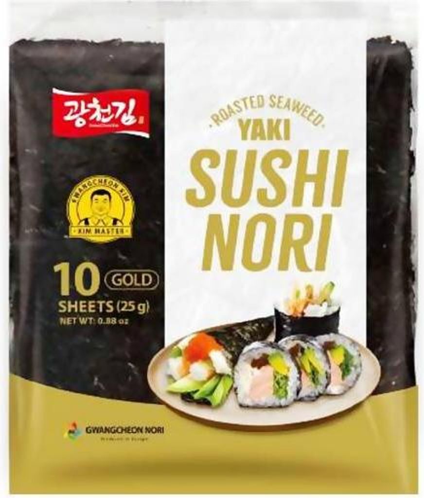 Kwangcheonkim Co., Ltd | Yaki Nori Gold - 10 pezzi - Alghe Immagine del prodotto 