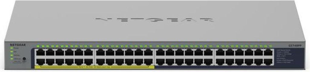 NETGEAR GS748PP, Nie zarządzany, Gigabit Ethernet Zdjęcie produktu 