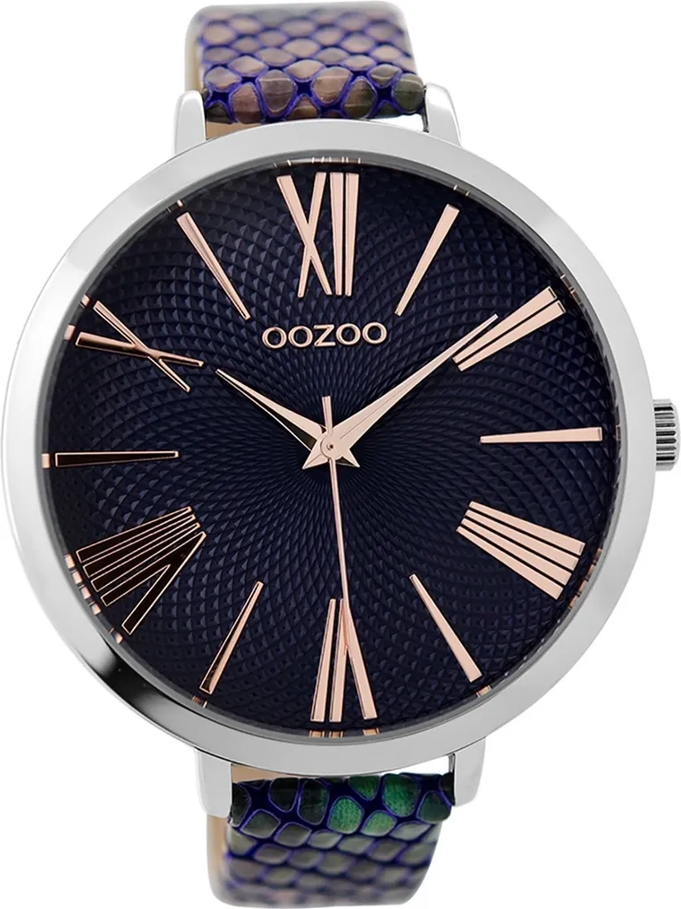 Montre femme Oozoo métal bleu idéale pour le bureau ou les soirées