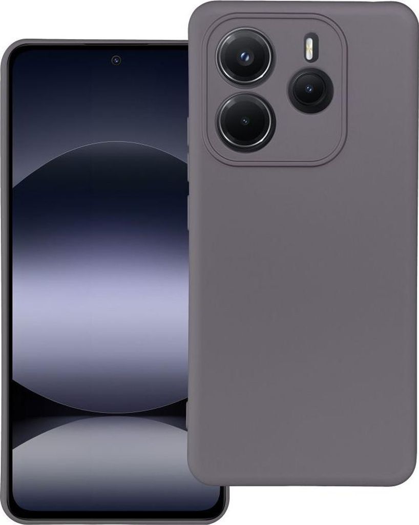 Handyhülle METALLIC passend für XIAOMI Redmi NOTE 14 5G grau