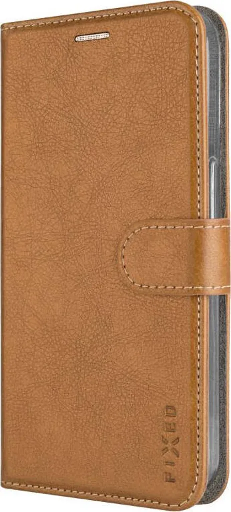 Étui iPhone 16e protection écran totale Fixed Book Case Opus marron