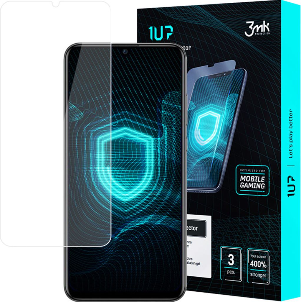 3mk Display Schutzfolie 1UP für Huawei P Smart 2019 transparent Gaming (3 Stück)