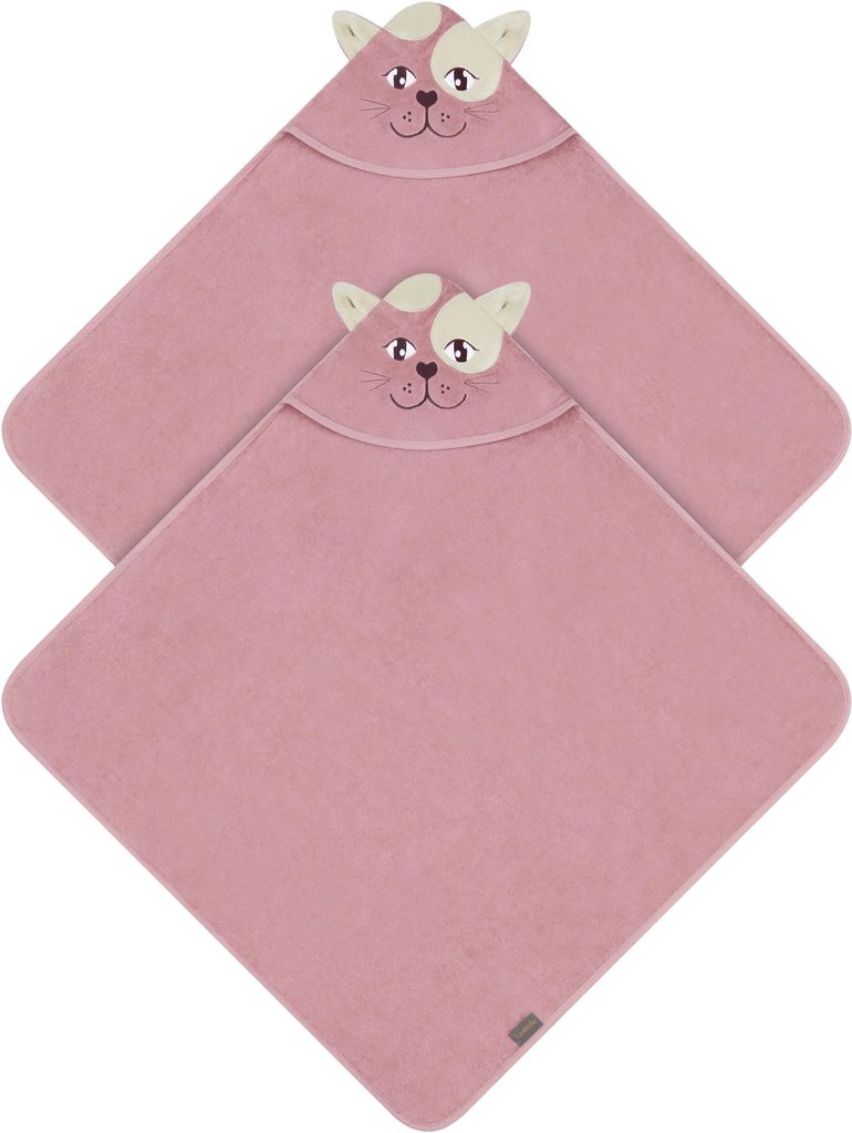 normani 2 x Baby Wickeltücher aus Baumwolle