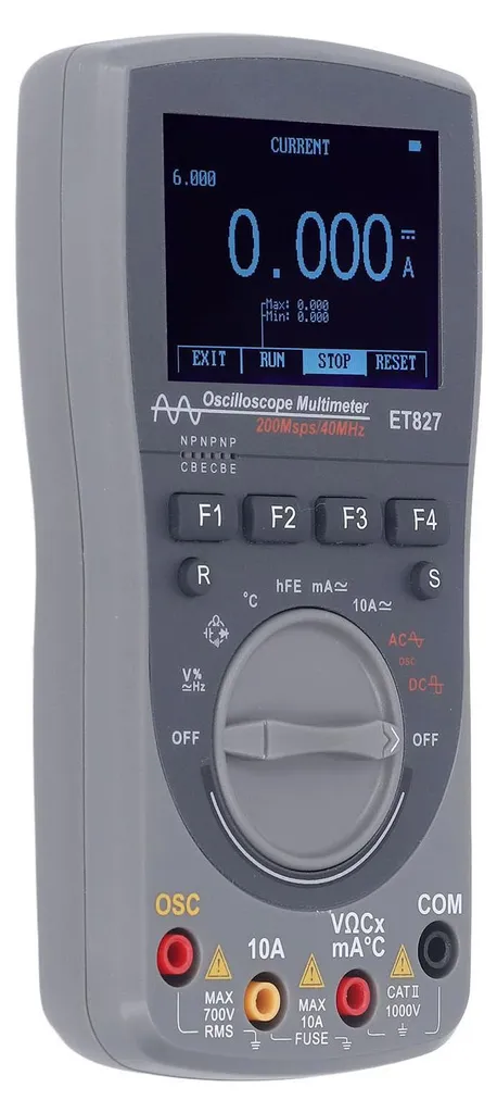 Multimètre-oscilloscope portable pour diagnostic et maintenance réseau