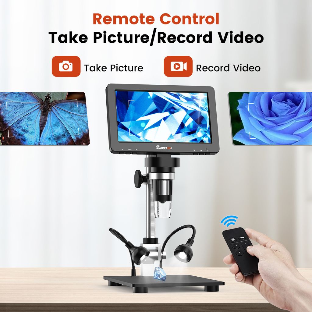 Digitální mikroskop s reflektorovým krytem, 7'' IPS Obrázek produktu 4