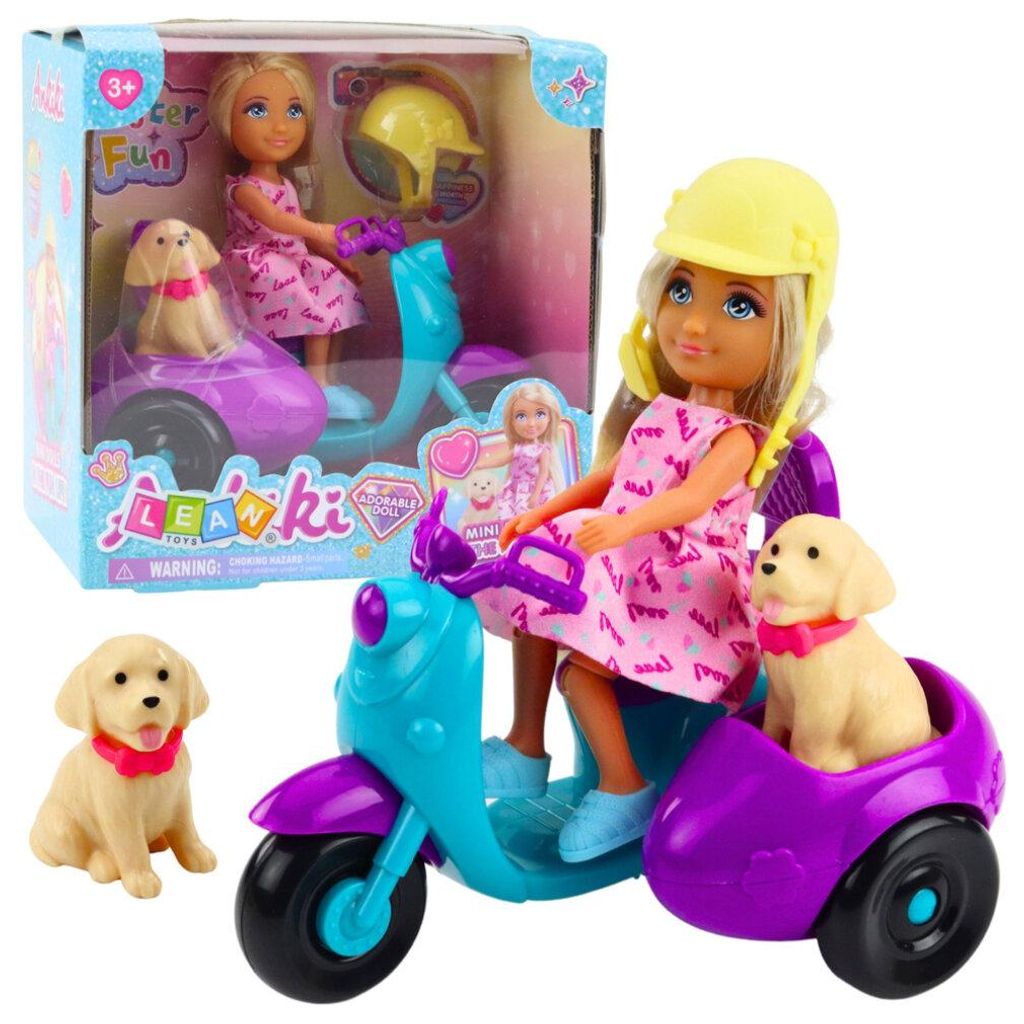 Lean Ankiki Mini Dolly Set Auf Dreirad Doggy