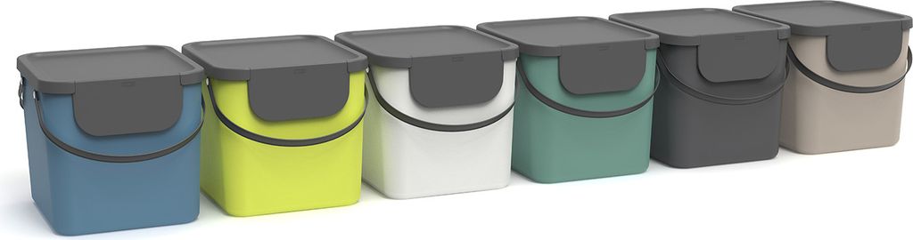 Rotho Mülltrennsystem 40L Albula - Mülleimer 40,0 x 35,8 x Produktbild 7