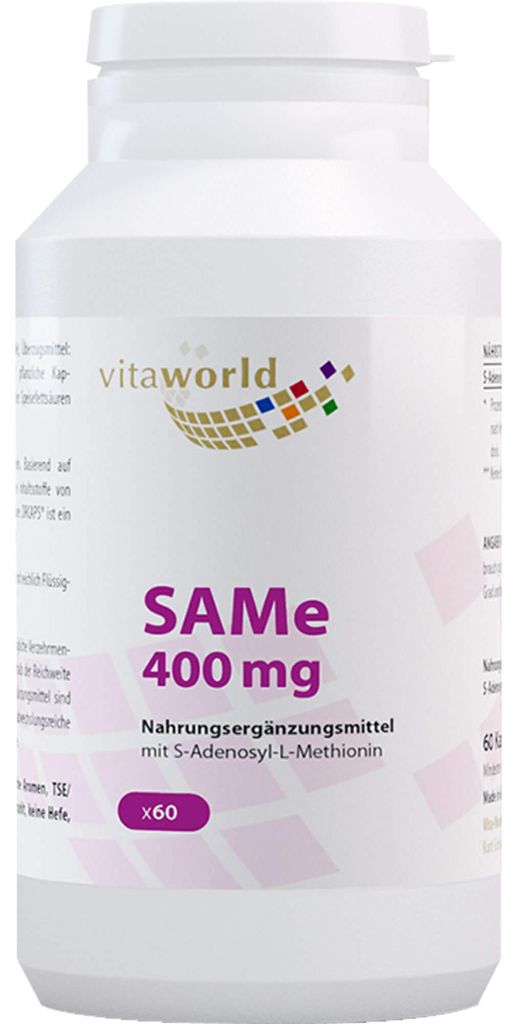 vitaworld SAMe 400 mg S-adenosylmethionin Kapseln, 60 St. Produktbild 