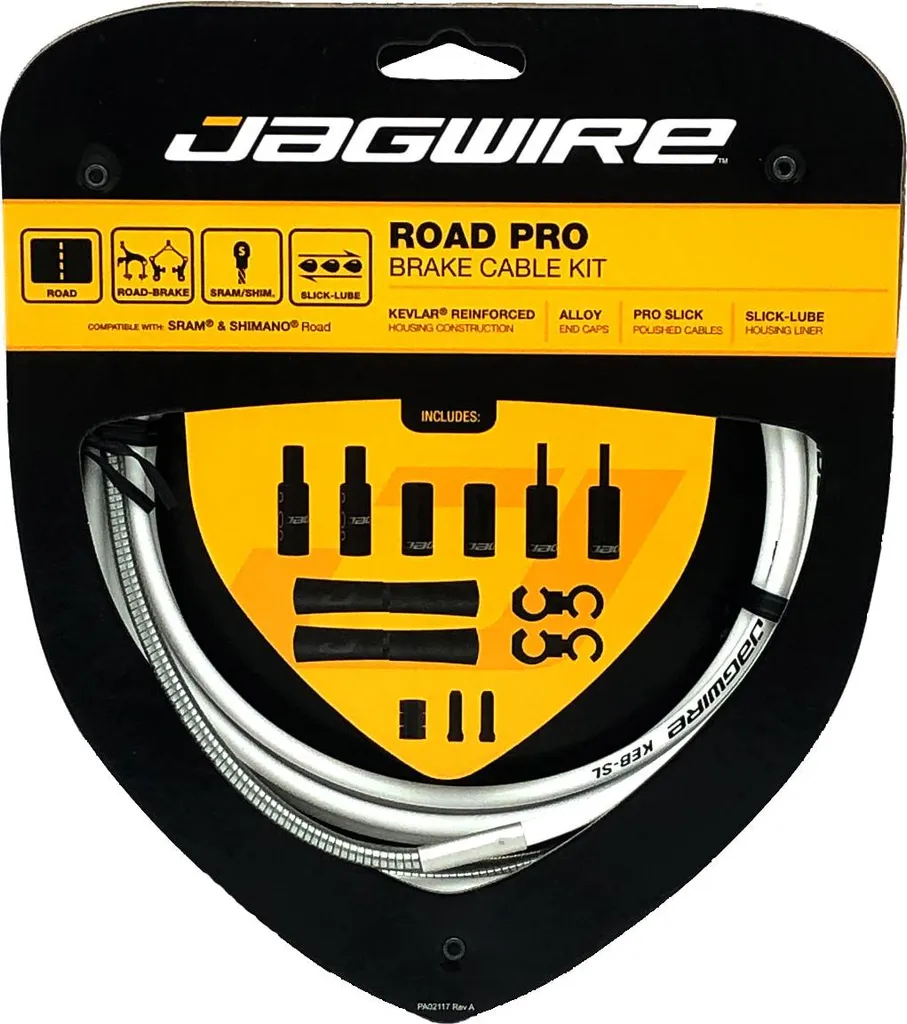 Remplacement câbles de frein pour vélo de route Road Pro Brake Blanc