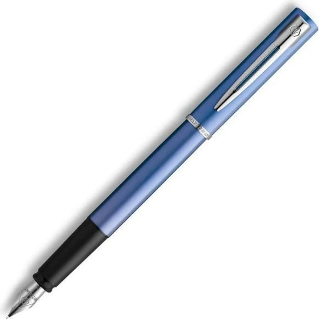 Stylo plume rechargeable Waterman Allure bleu pour écriture fluide et chic