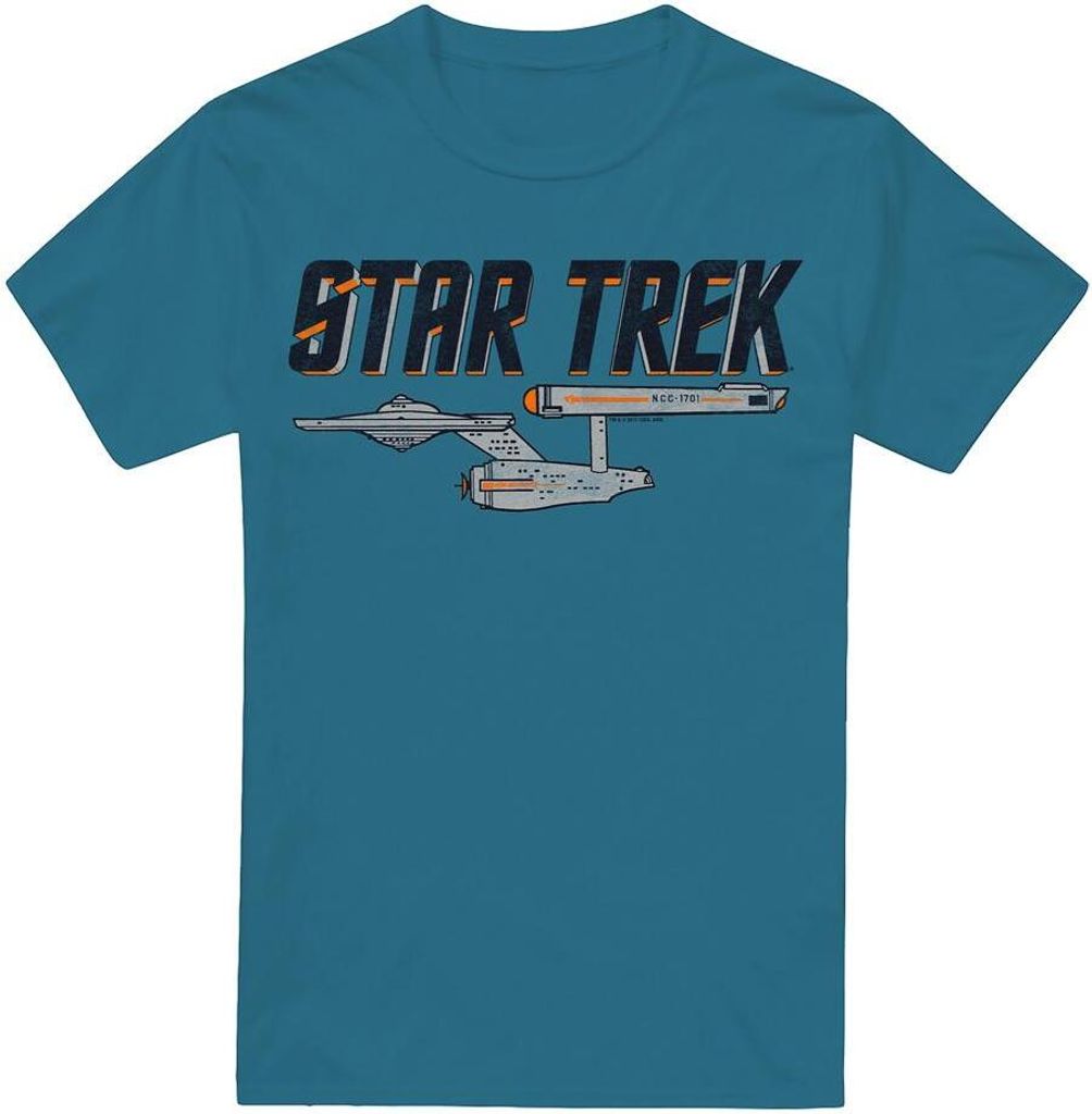 Star Trek - "Enterprise" T-Shirt für Herren TV13542 (S) (Schiefer)