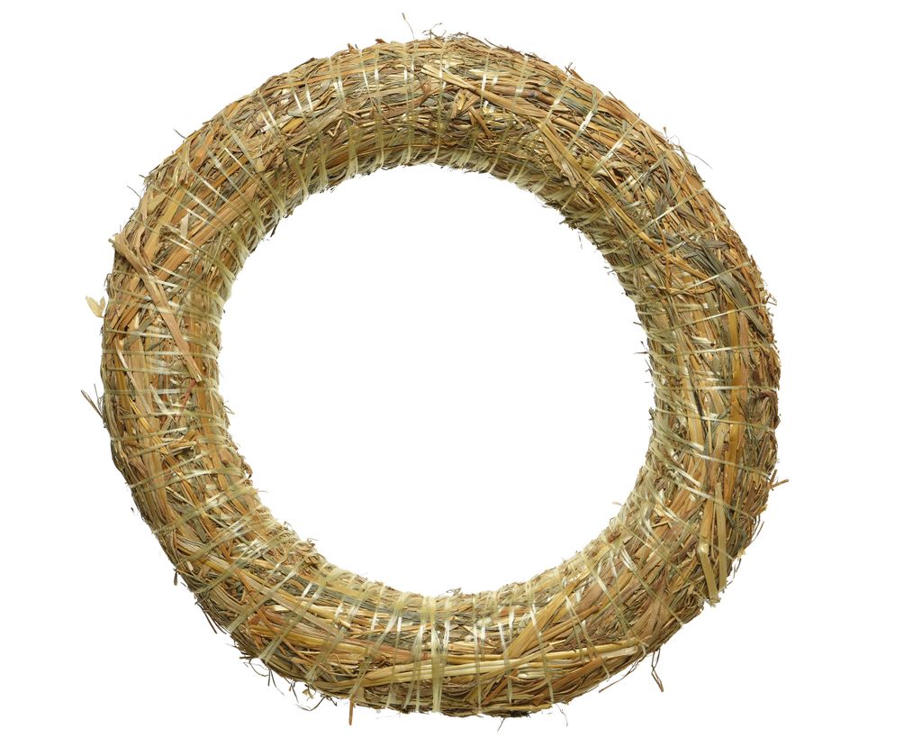 Strohkranz / Kranz Rohling 35cm natur Produktbild 