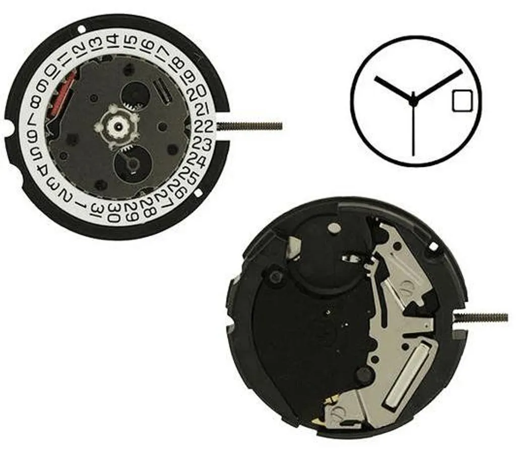 Mouvement ETA 803.112 Quartz avec Date 3h - Calibre Haute Précision H2