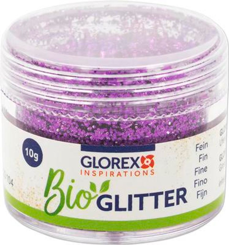 Glitter fein lila 10 g Produktbild 