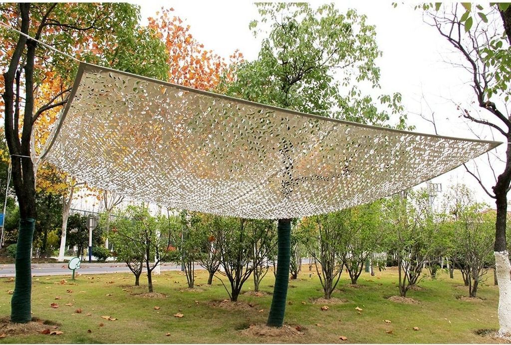 Faura - Sonnensegel de Nylon Reversible 3x4 Meter - Camouflage - Camouflage