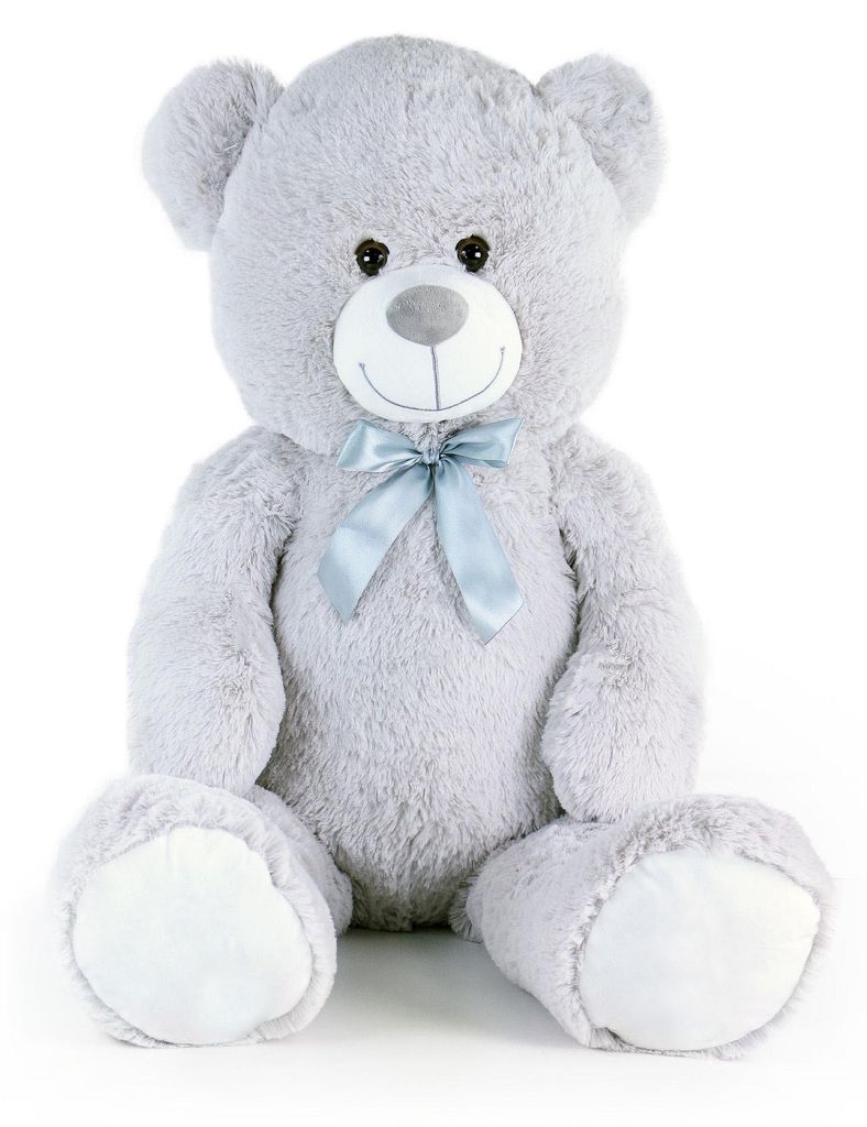 Großer Teddybär Hugo mit Etikett 80 cm Produktbild 