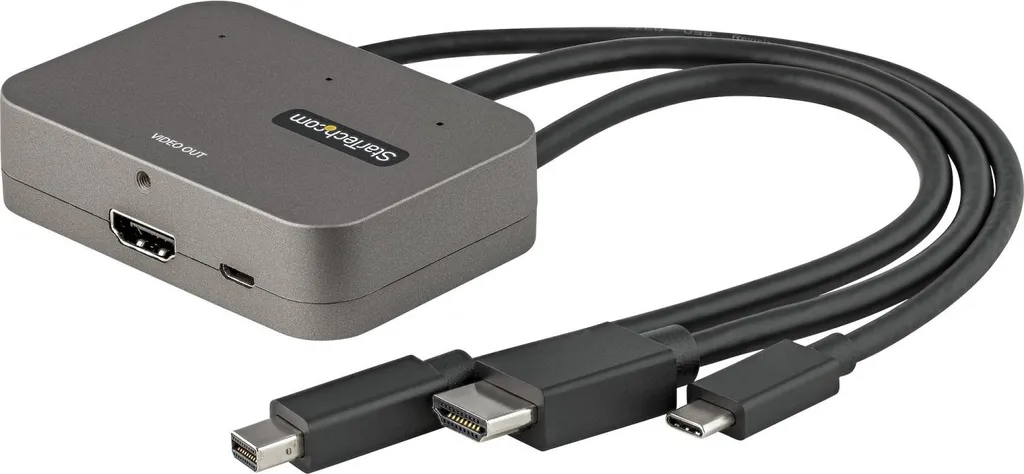 StarTech.com CDPHDMDP2HD Adattatore 3-in-1 4K 60Hz HDMI USB-C mDP