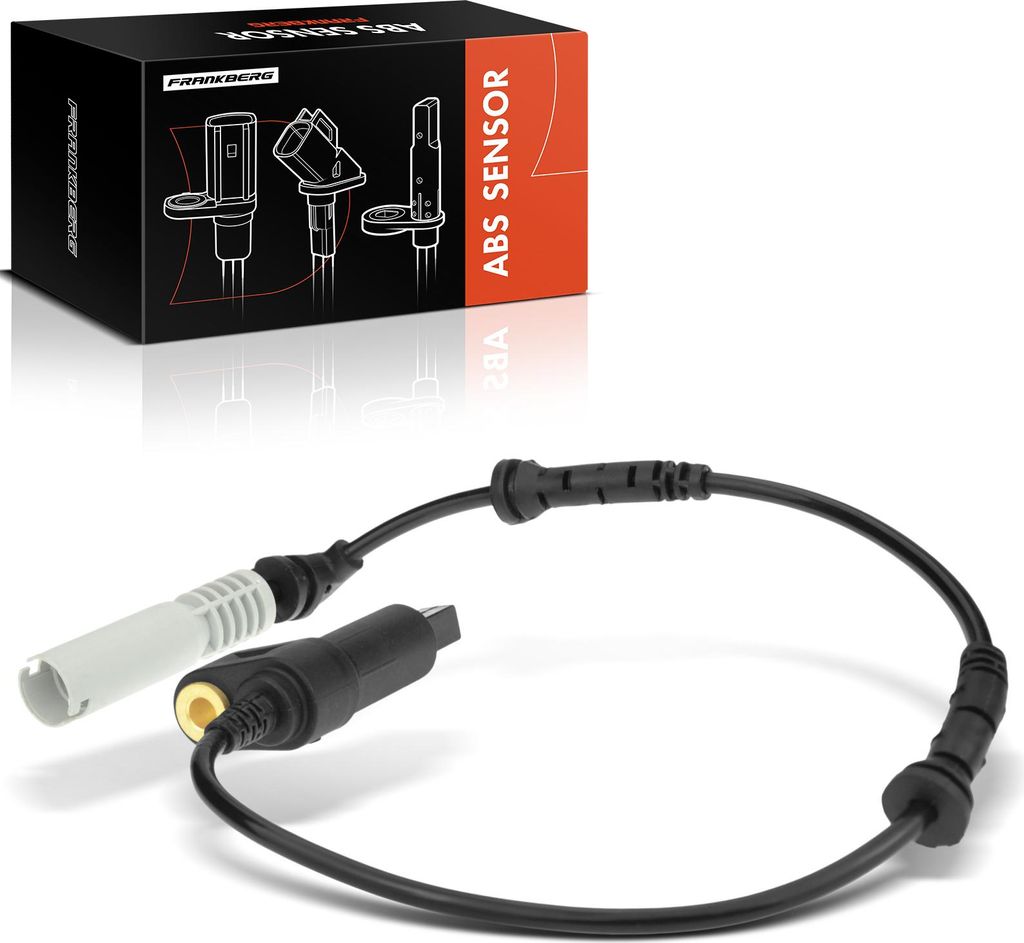 Frankberg 1x ABS Sensor Vorderachse beidseitig für BMW 3er E46 3er Cabriolet 3er Compact 3er Coupe 3er Touring 1997-2007