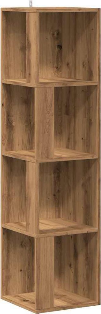 Eckregal Artisan-Eiche 33x33x132 cm Holzwerkstoff