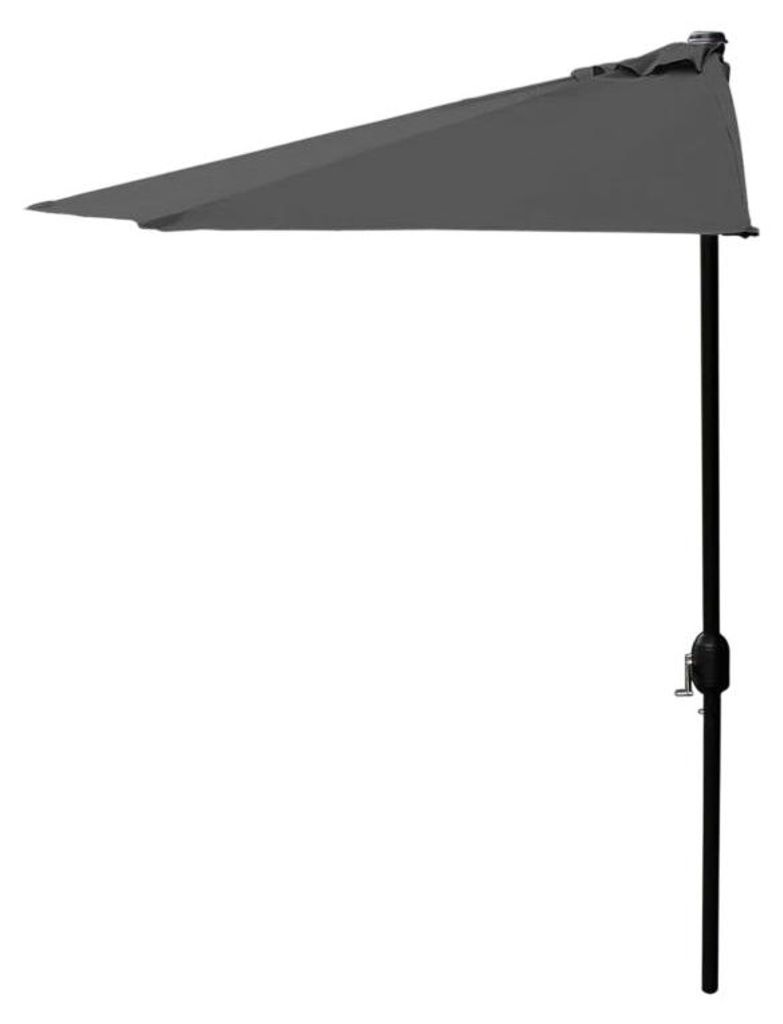 Parapluie de jardin Parapluie de terrasse demi-paroi 2,7 m Image du produit 