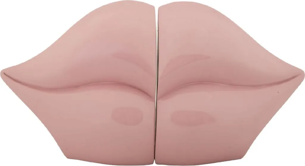 Mauro Ferretti Support à livres Mouth 27x9x13 cm - Serre-livres Rose Pop