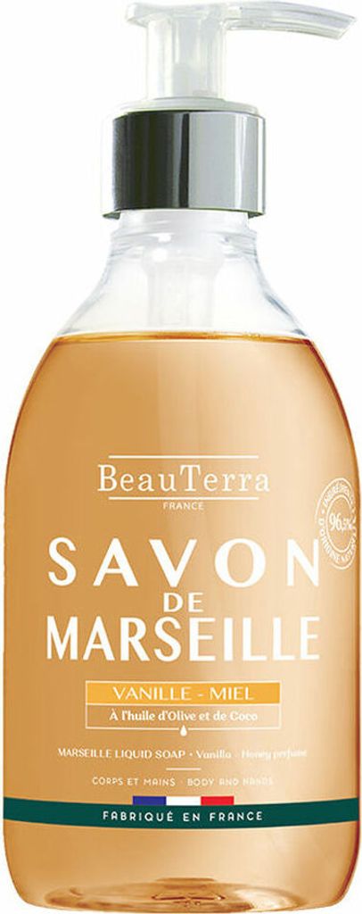 Beauterra Marseille Jabón Vainilla y Miel 300ml
