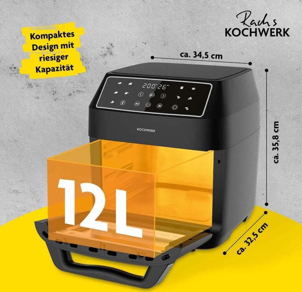 Rachs KOCHWERK HeißluftOfen Digital 12l Kaufland.de