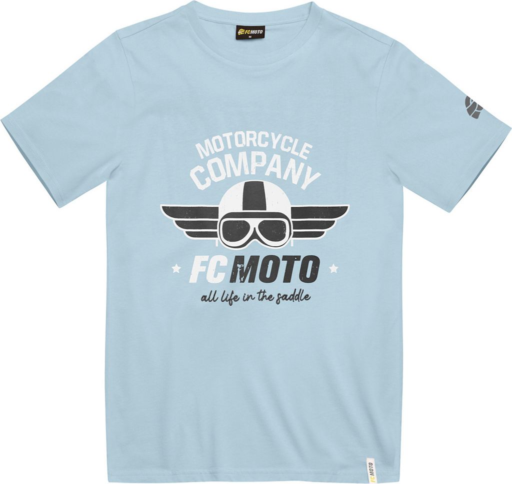 FC-Moto Wings T-Shirt, hellblau, M