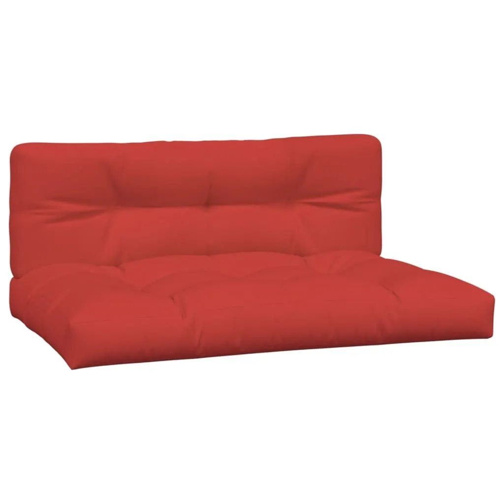 Cuscini per Pallet 2 Pezzi Rosso Intenso - Comfort Extra per Divano Bancali