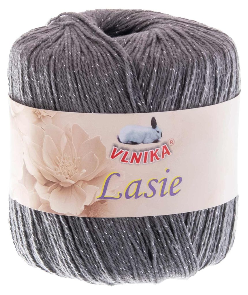50g Strickgarn Lasie Sommergarn grau