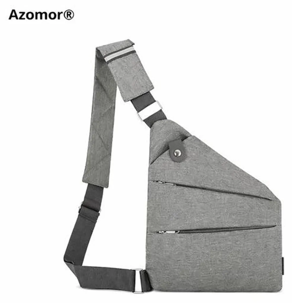 Sacoche anti-vol ergonomique Azomor pour homme et femme imperméable