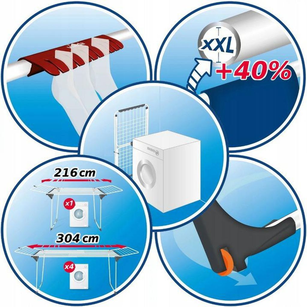 Vileda Suszarka Na Bieliznę Infinity Flex 169959.. Zdjęcie produktu 11