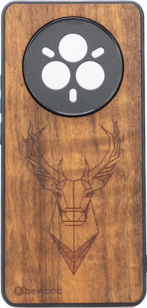 Realme 14 Pro Plus 5G Cover Legno Bewood Imbuia Deer - Stile Unico