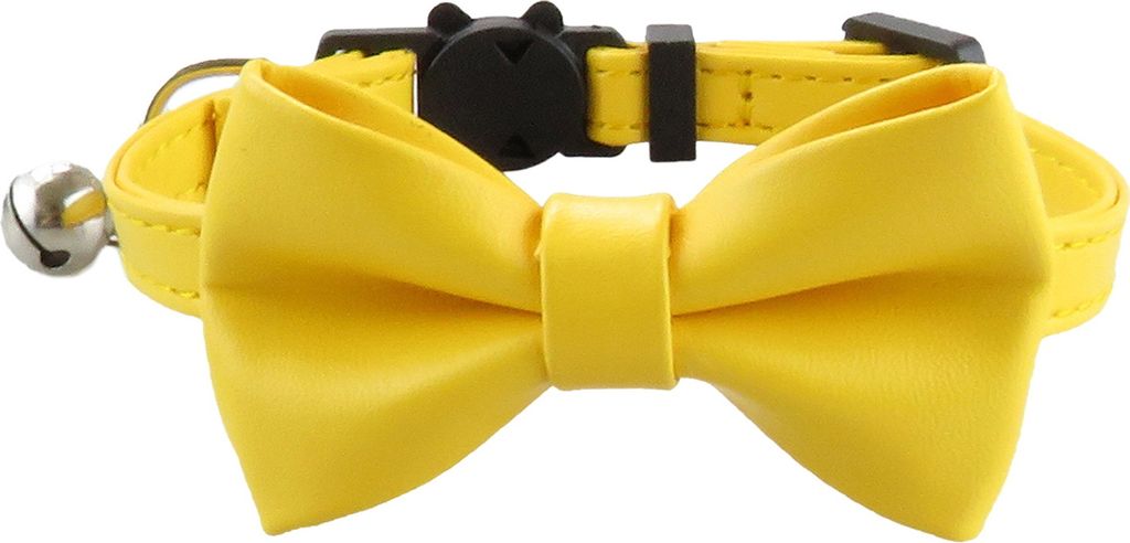Katzenhalsband, verstellbar, Kunstleder, Fliege, Haustierhalsband für Kätzchen, Katzen und Welpen, Abschlussfeier, Hochzeit, Geburtstag, Haustier...