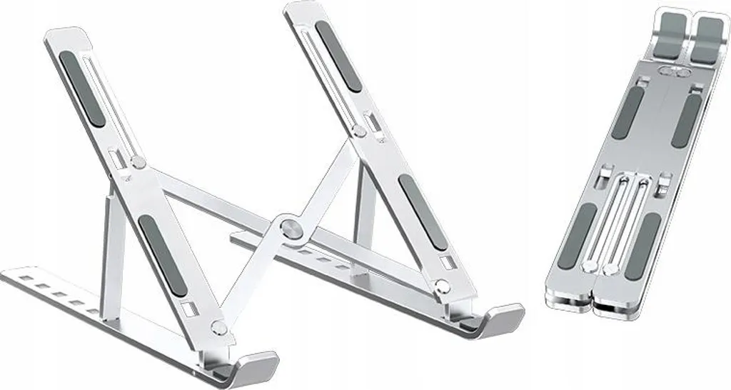 Support Ordinateur Portable Pliable en Métal Rigide pour iPad et Tablette