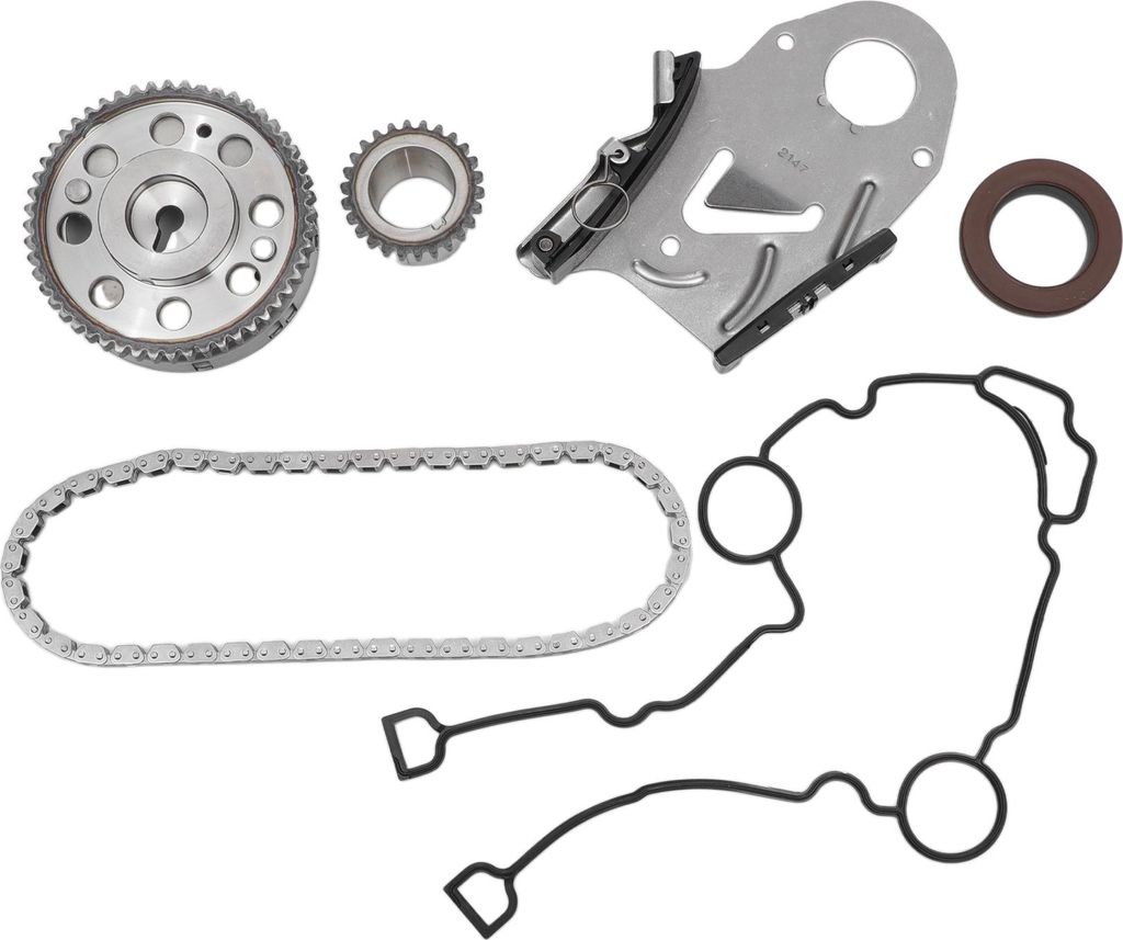 Timing Chain Kit für Chrysler 5.7l V8 Hemi Mds Engine Lang anhaltende Dichtung Spanner Rail Ritzel Metall, Gummi 1 Satz