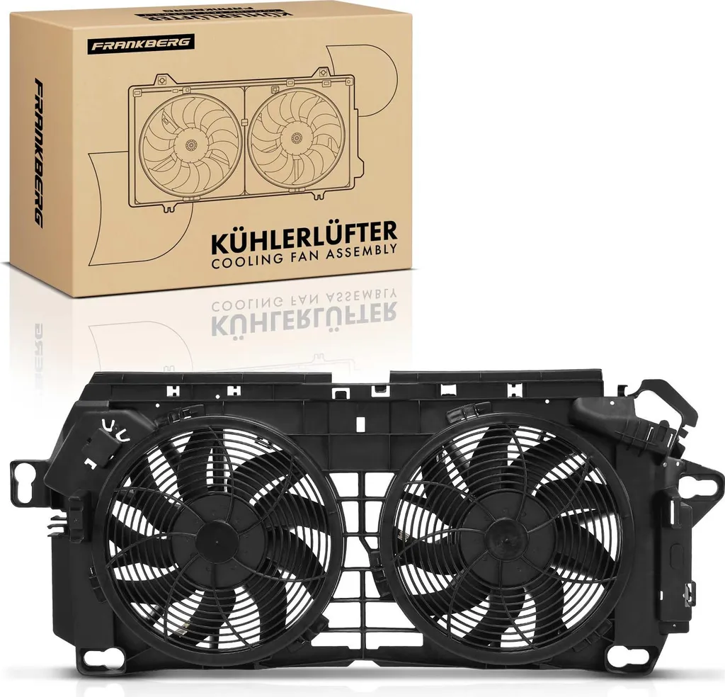 Frankberg 1x Ventilateur de Radiateur Double pour VW Crafter 2E B906