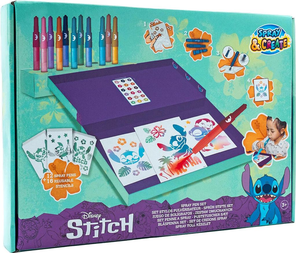 Disney Stitch - Spray & Create - Sada pier v spreji Obrázok produktu 